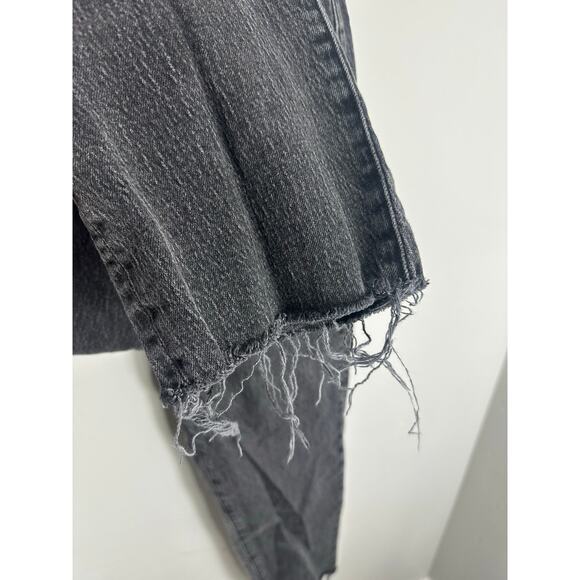 Madewell Women's Washed Black The Perfect Vintage Straight Denim Jeans size 27 - Picture 13 of 13